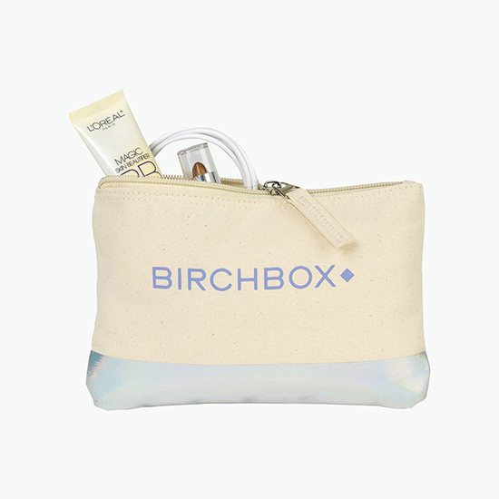 Avery Cotton Zippered Pouch