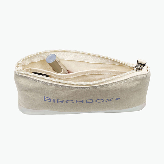 Avery Cotton Zippered Pouch
