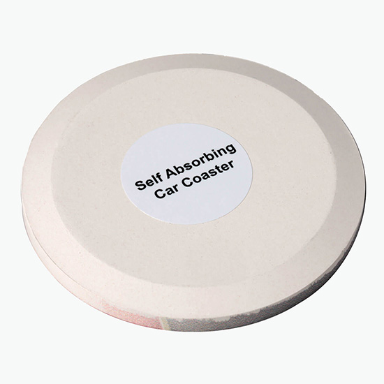 Absorbent Ceramic Auto Cup Holder Coaster