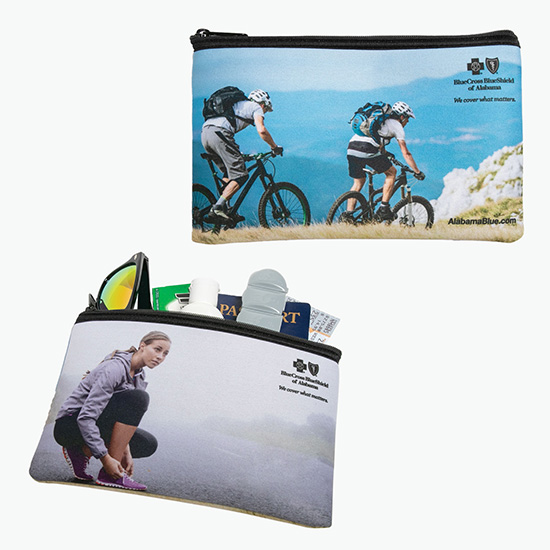 Full Color USA Foam Accessory Pouch - 10 x 5