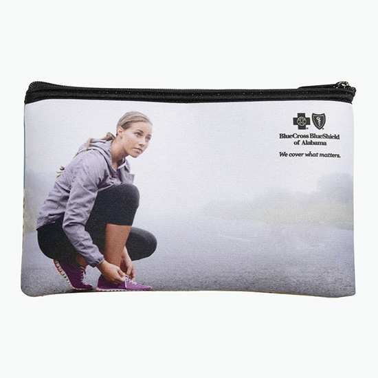 Full Color USA Foam Accessory Pouch - 10 x 5
