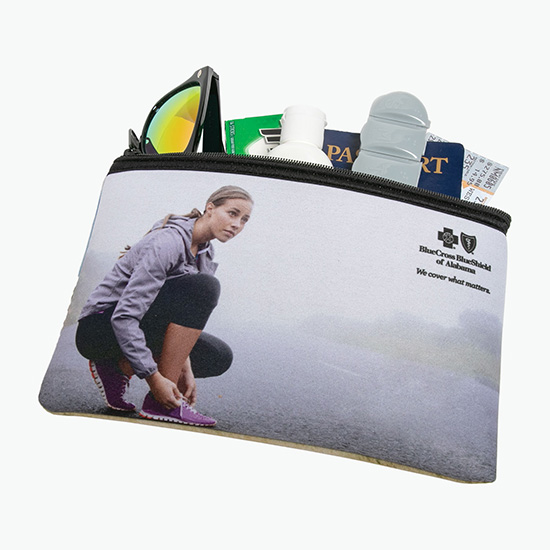 Full Color USA Foam Accessory Pouch - 10 x 5