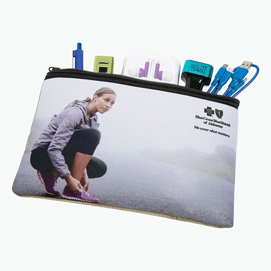 Full Color USA Foam Accessory Pouch - 10 x 5