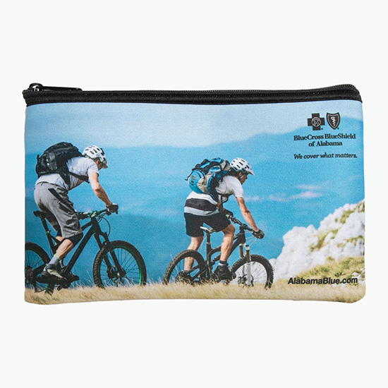 Full Color USA Foam Accessory Pouch - 10 x 5