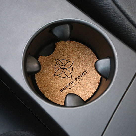Cork Auto Coaster