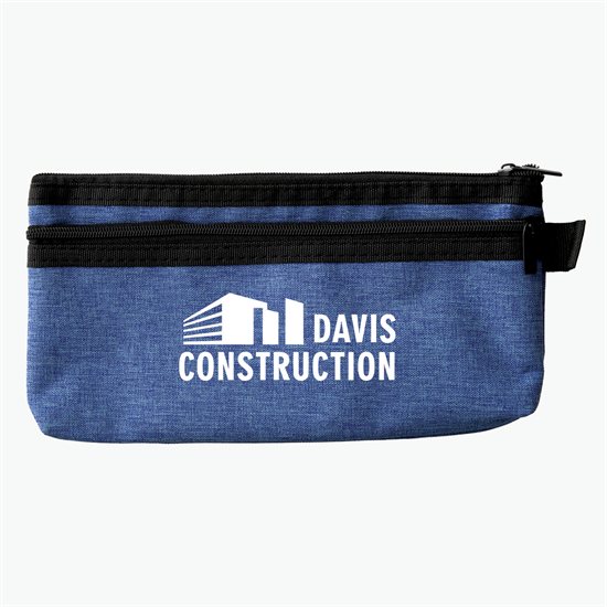 Crosshatched Accessory Pouch
