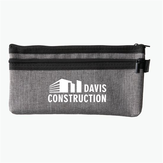 Crosshatched Accessory Pouch