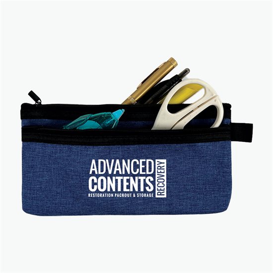 Crosshatched Accessory Pouch