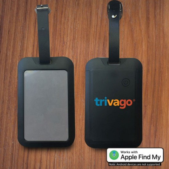 Rechargeable Luggage Tag with Built-In Apple Find My