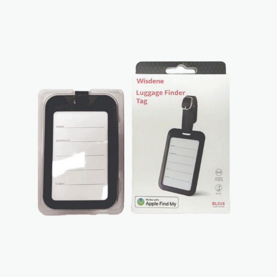 Rechargeable Luggage Tag with Built-In Apple Find My