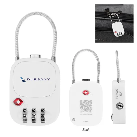 Frequent Flyer Luggage Lock - Full Color - 24-Hour Production
