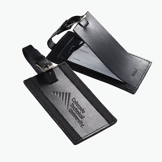 Majestic Bonded Leather Luggage Tag