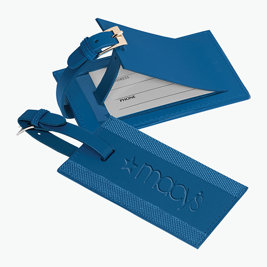 Majestic Bonded Leather Luggage Tag