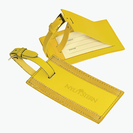 Majestic Bonded Leather Luggage Tag