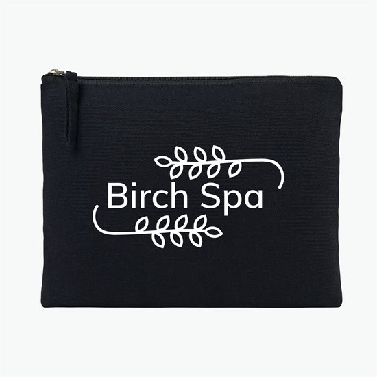 AWARE Recycled Cotton Zippered Pouch - 24-Hour Production