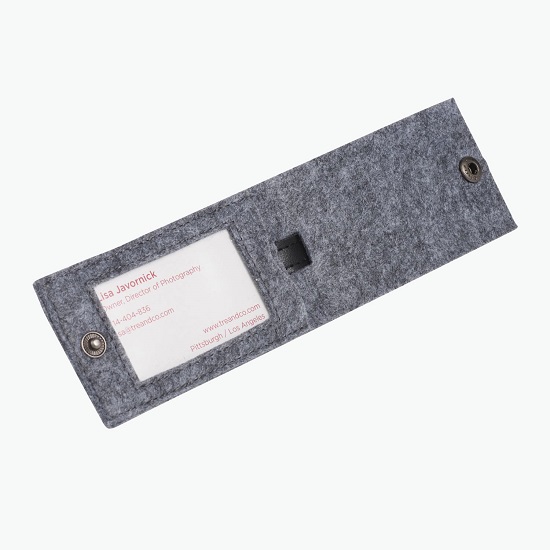 The Goods Recycled Felt Luggage Tag