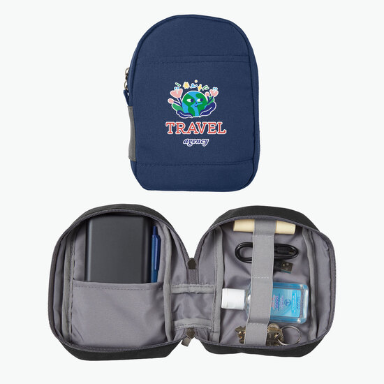 Essex Recycled Organizer Pouch - Full Color