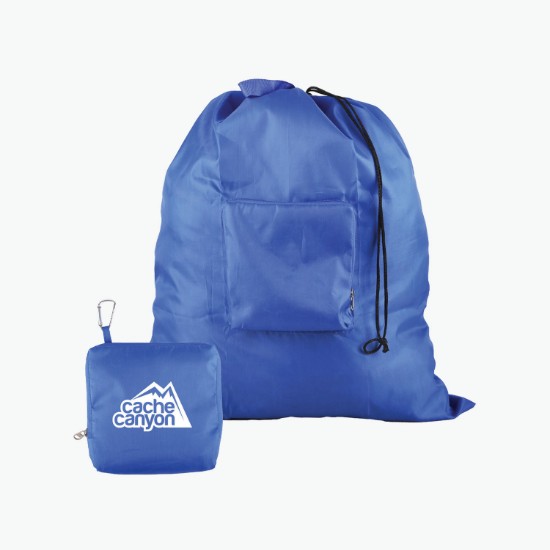 Recycled Packable Laundry Bag