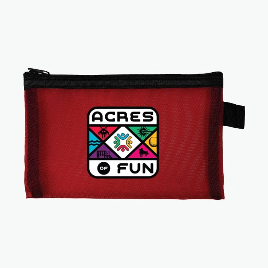 Urban Large Mesh Zip Pouch