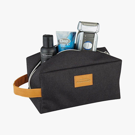 Heathered Recycled Toiletry Travel Bag - 24-Hour Production