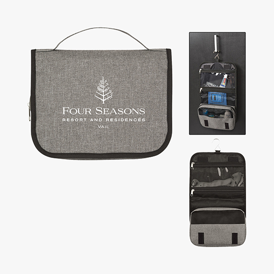 Heathered Hanging Toiletry Bag - 24-Hour Production