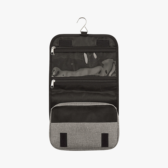Heathered Hanging Toiletry Bag - 24-Hour Production