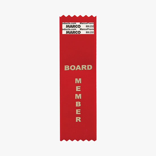 BOARD MEMBER Ribbon - Vertical