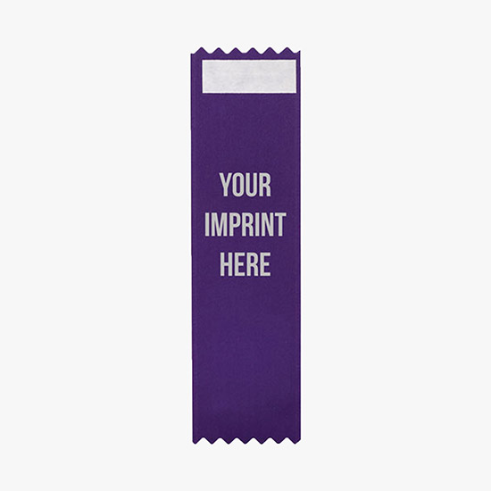 1-5/8 x 6 Custom Vertical Ribbon