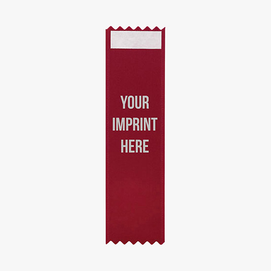 1-5/8 x 6 Custom Vertical Ribbon