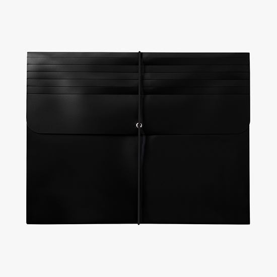 Opaque Dual Gusset Portfolio - Blank