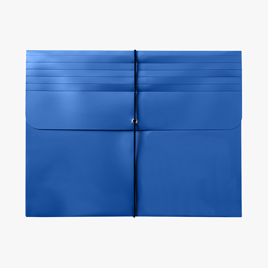 Opaque Dual Gusset Portfolio - Blank