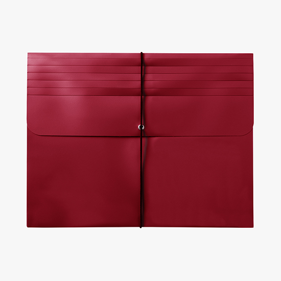 Opaque Dual Gusset Portfolio - Blank