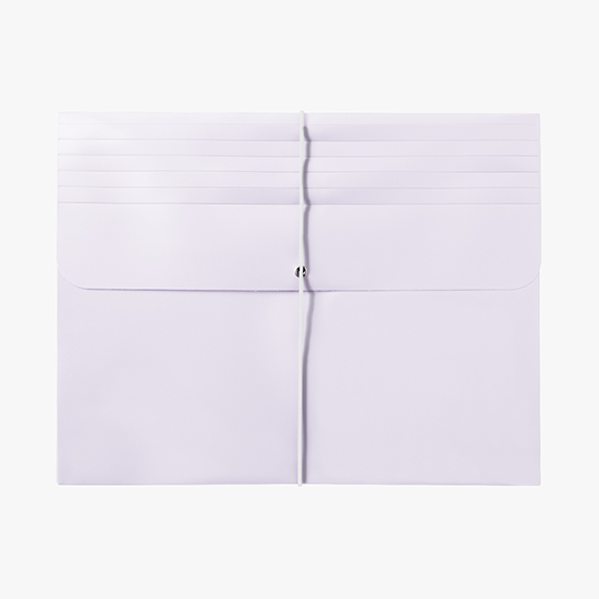 Opaque Dual Gusset Portfolio - Blank