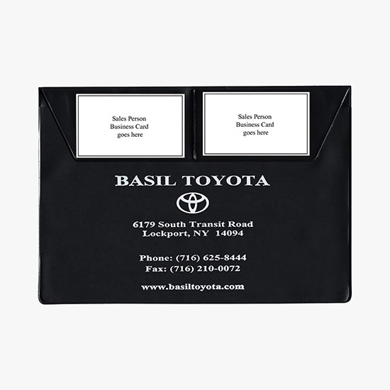 Vinyl Document Case with Card Pockets