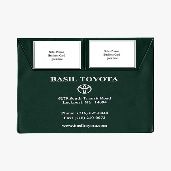 Vinyl Document Case with Card Pockets