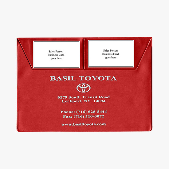 Vinyl Document Case with Card Pockets