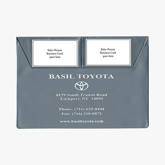 Vinyl Document Case with Card Pockets