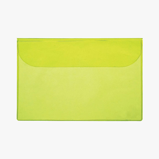 Legal Size Vinyl Portfolio - Translucent - Blank