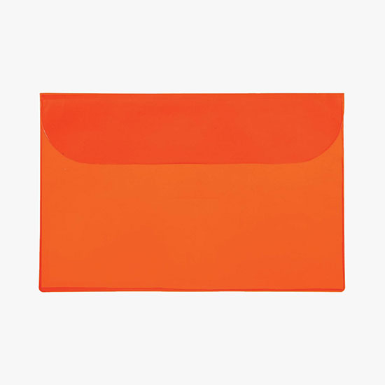 Legal Size Vinyl Portfolio - Translucent - Blank