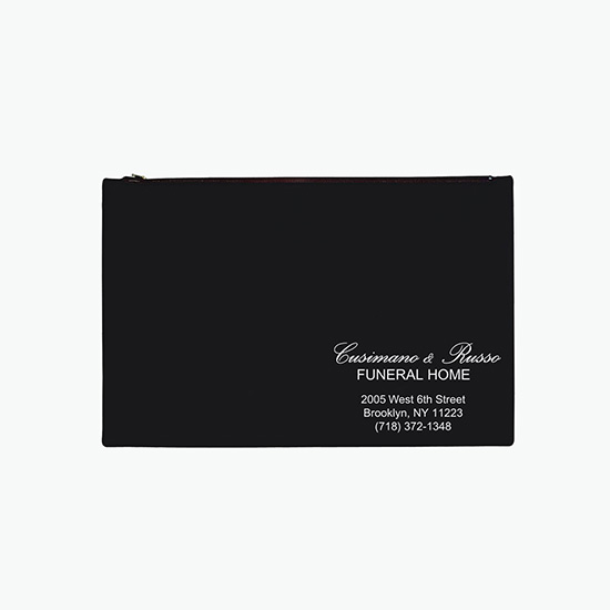 Legal Size Vinyl Portfolio with Zipper Closure