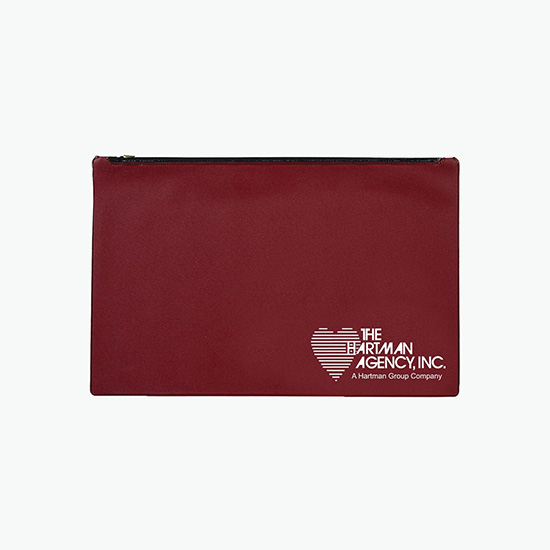 Legal Size Vinyl Portfolio with Zipper Closure