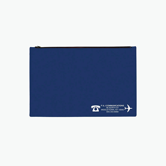 Legal Size Vinyl Portfolio with Zipper Closure