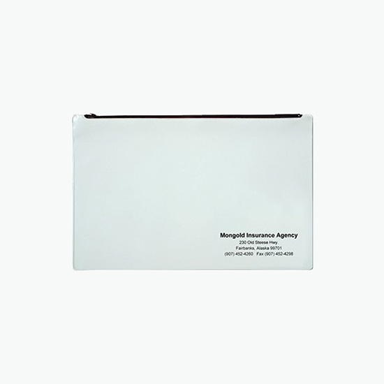 Legal Size Vinyl Portfolio with Zipper Closure