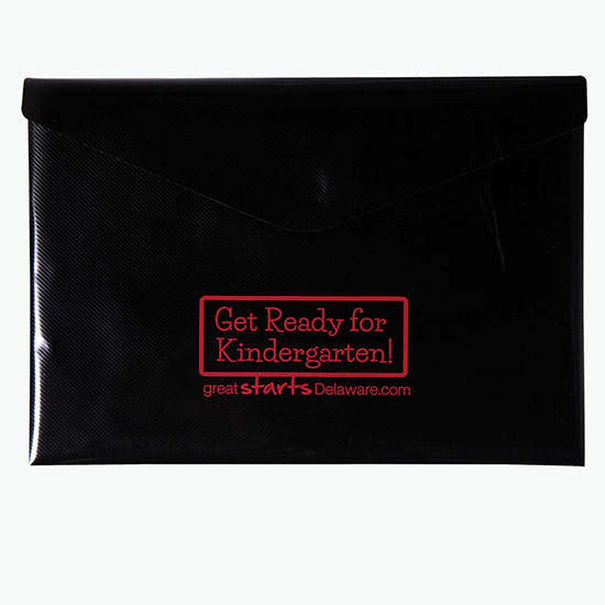 Opaque Velcro® Closure Portfolio - One-Color Imprint