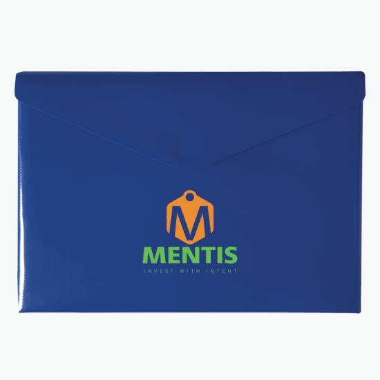 Opaque Velcro® Closure Portfolio - Multi-Color Imprint