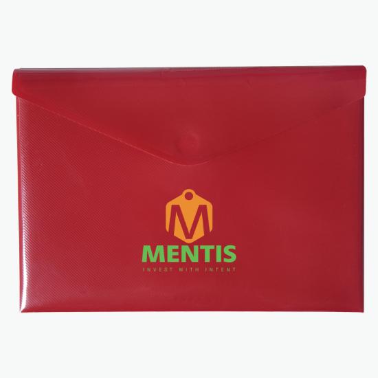 Opaque Velcro® Closure Portfolio - Multi-Color Imprint