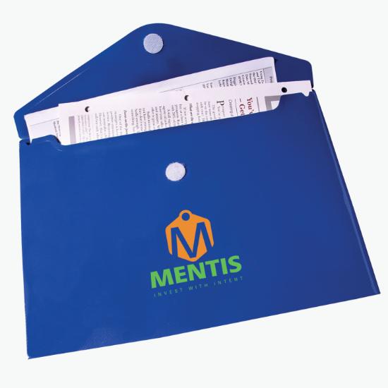 Opaque Velcro® Closure Portfolio - Multi-Color Imprint