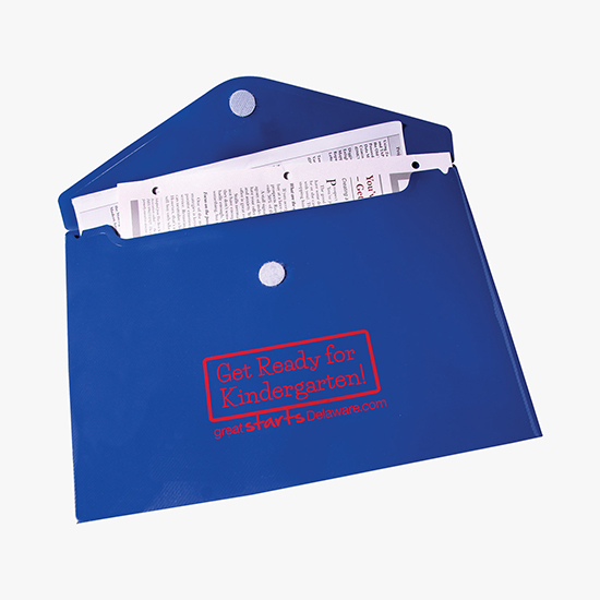 Opaque Velcro® Closure Portfolio - One-Color Imprint