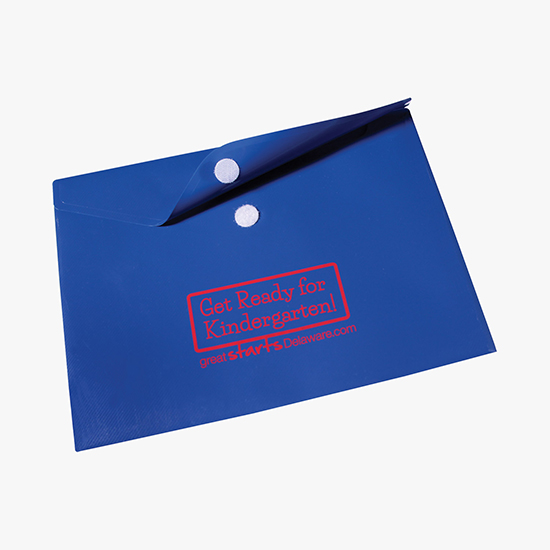 Opaque Velcro® Closure Portfolio - One-Color Imprint