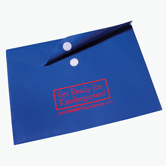 Opaque Velcro® Closure Portfolio - One-Color Imprint